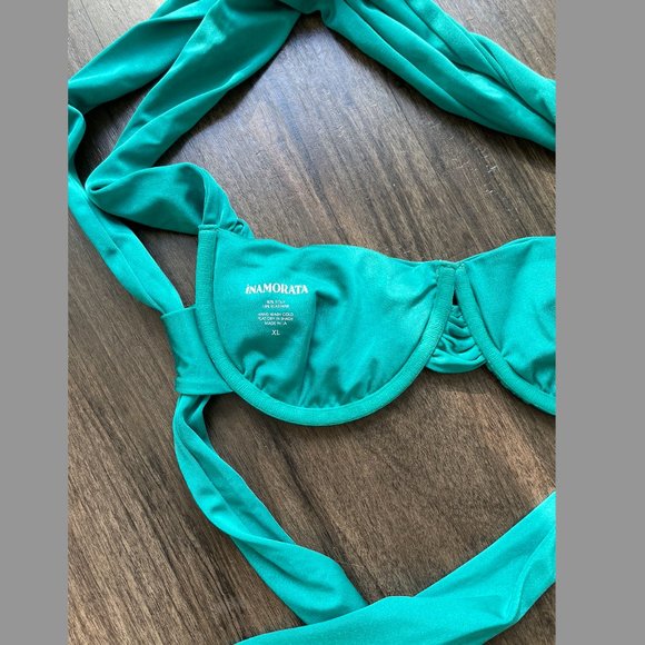 Inamorata Luciana Teal Bikini set - Picture 3 of 7